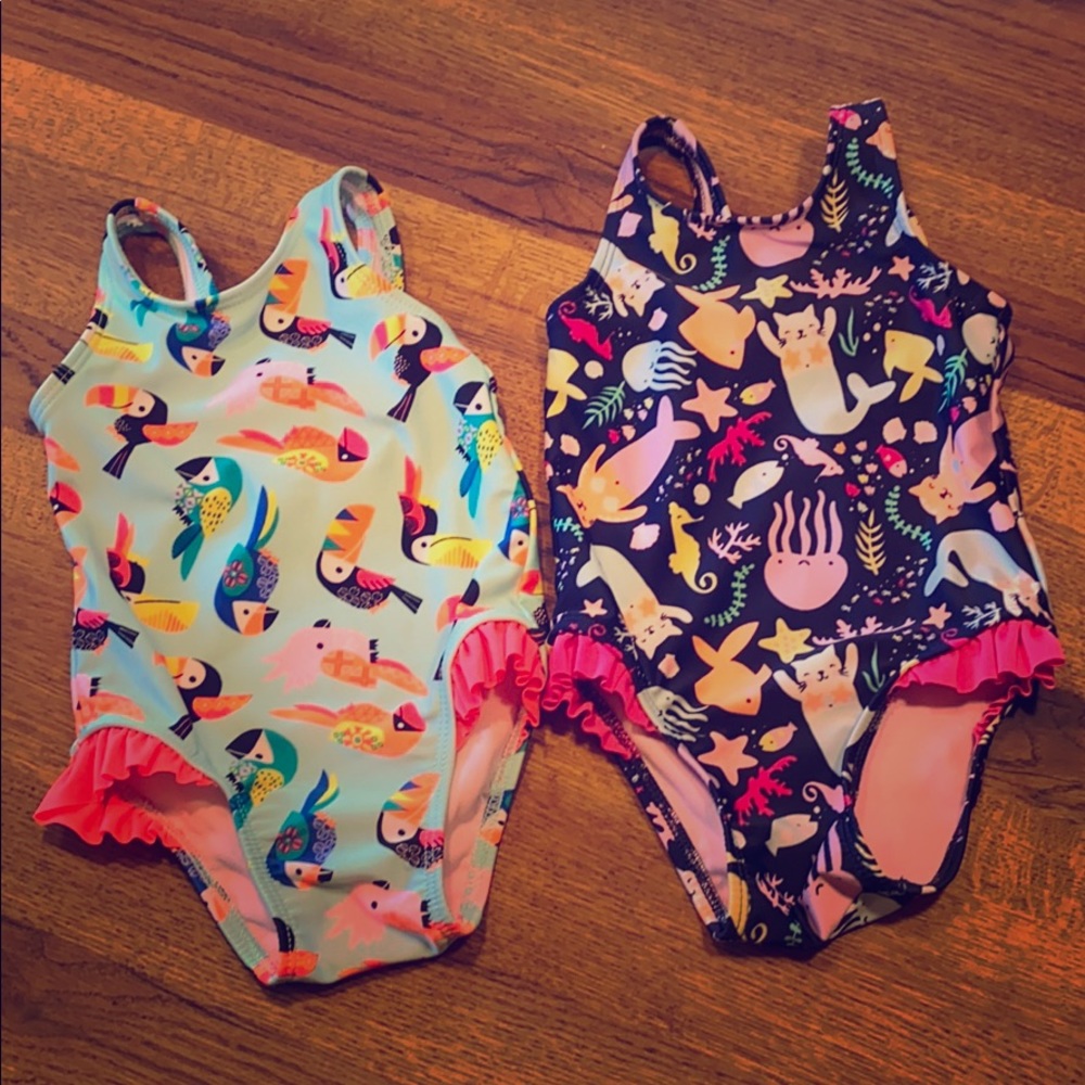 Cat and Jack swim suit set 9 mo / 12 mo